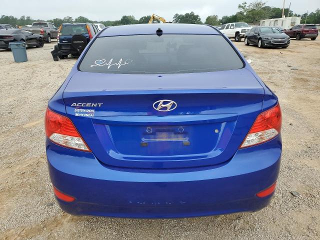 KMHCT4AEXDU500232 - 2013 HYUNDAI ACCENT GLS BLUE photo 6