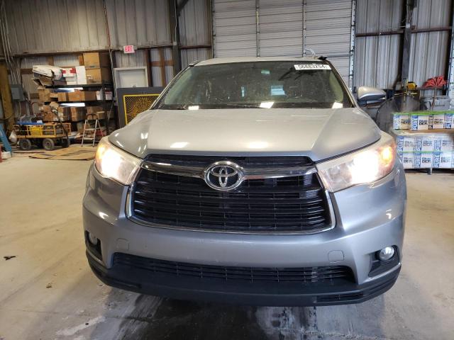 5TDJKRFH2FS081508 - 2015 TOYOTA HIGHLANDER XLE SILVER photo 5