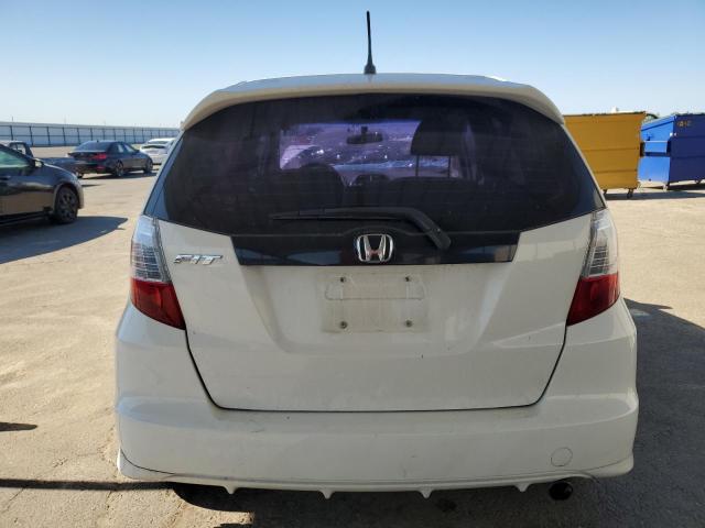 JHMGE8H50CS002949 - 2012 HONDA FIT SPORT WHITE photo 6