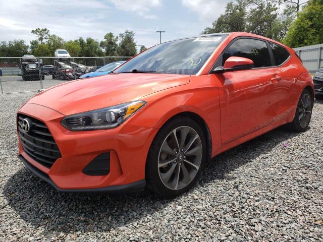 KMHTG6AFXKU013635 - 2019 HYUNDAI VELOSTER BASE ORANGE photo 1