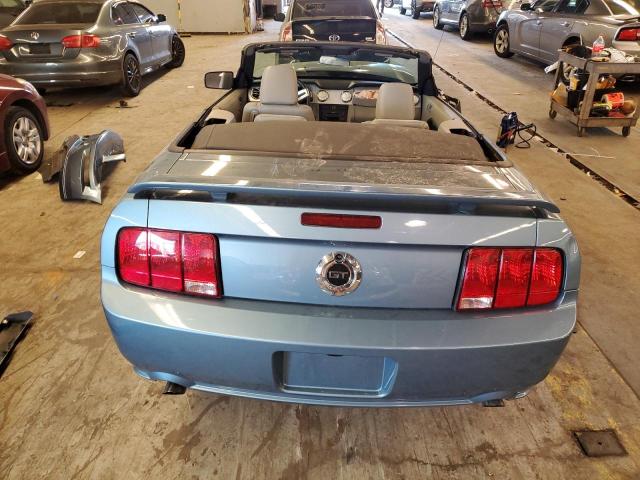 1ZVFT85H765132423 - 2006 FORD MUSTANG GT BLUE photo 6