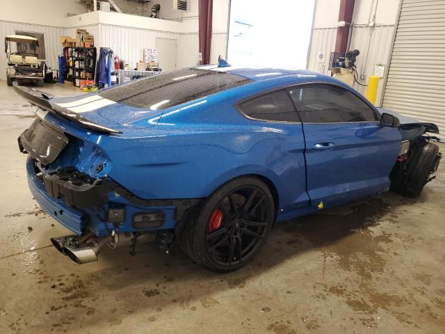 1FA6P8SJ3M5501831 - 2021 FORD MUSTANG SHELBY GT500 BLUE photo 3