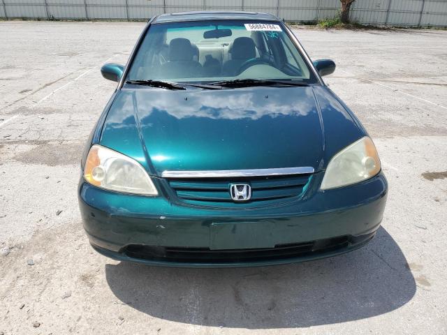 1HGES26782L017115 - 2002 HONDA CIVIC EX GREEN photo 5