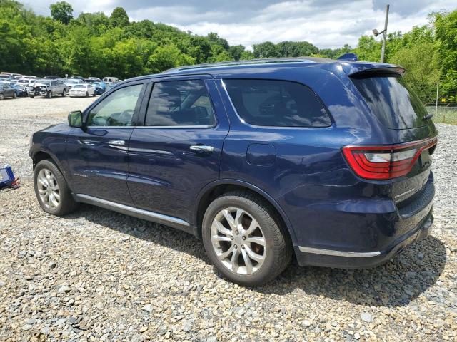 1C4RDJEG2GC300459 - 2016 DODGE DURANGO CITADEL BLUE photo 2