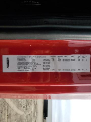 3AKJHHDRXJSJX2120 - 2018 FREIGHTLINER CASCADIA 1 RED photo 10