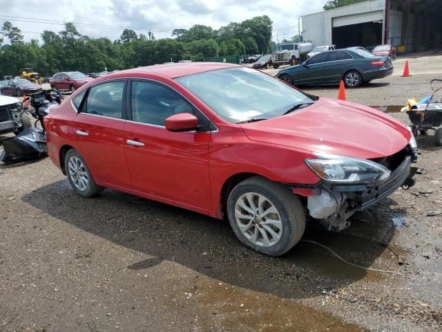 3N1AB7AP3KL612253 - 2019 NISSAN SENTRA S RED photo 4