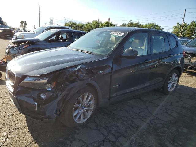 5UXWX9C54D0A09227 - 2013 BMW X3 XDRIVE28I BLACK photo 1