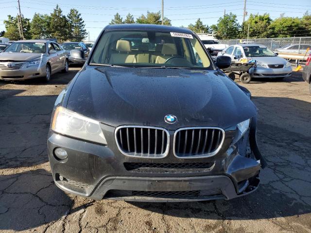 5UXWX9C54D0A09227 - 2013 BMW X3 XDRIVE28I BLACK photo 5