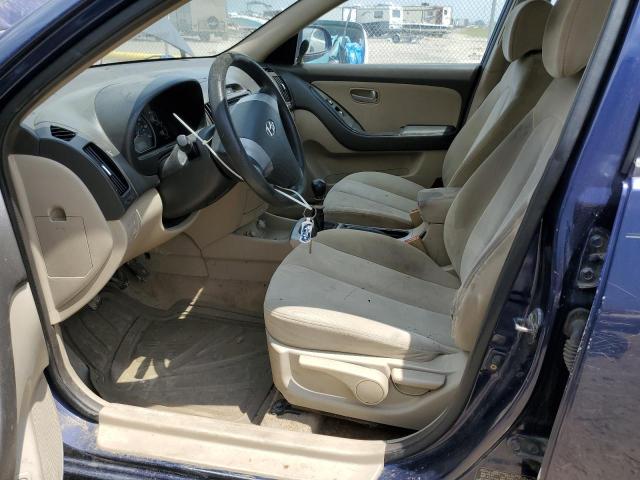 KMHDU46D67U170126 - 2007 HYUNDAI ELANTRA GLS BLUE photo 7