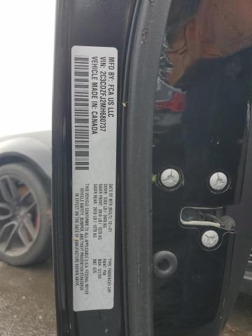 2C3CDZFJ2MH680737 - 2021 DODGE CHALLENGER R/T SCAT PACK BLACK photo 12