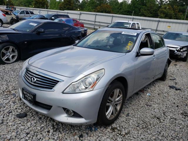 JN1CV6AR8DM757583 - 2013 INFINITI G37 SILVER photo 1