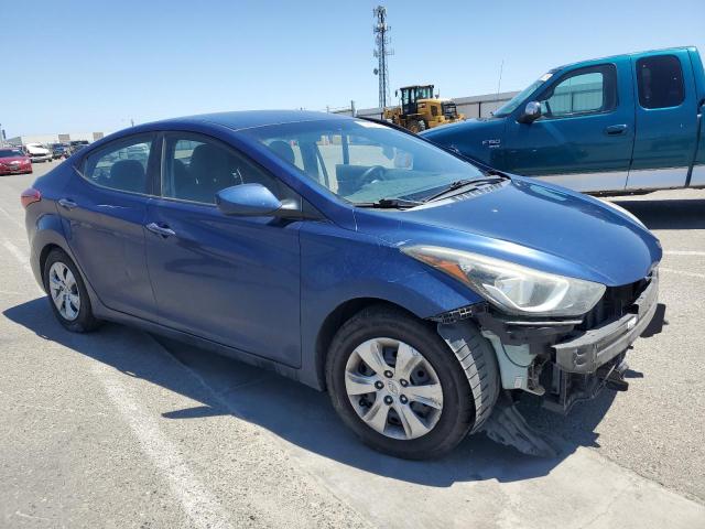 5NPDH4AE5GH664433 - 2016 HYUNDAI ELANTRA SE BLUE photo 4