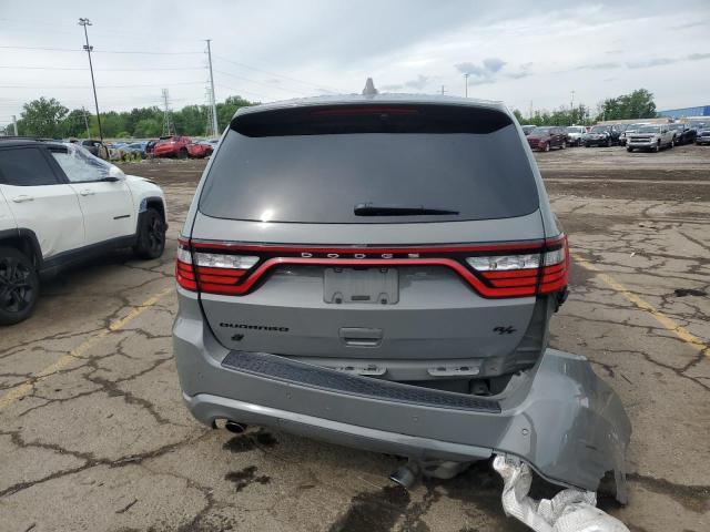 1C4SDJCT5MC522698 - 2021 DODGE DURANGO R/T GRAY photo 6