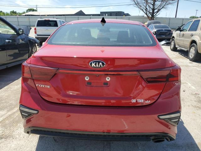 3KPF24ADXLE234381 - 2020 KIA FORTE FE RED photo 6