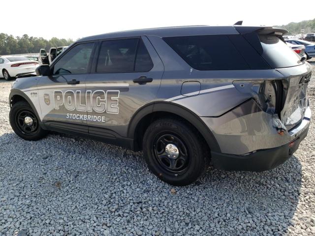 1FM5K8AC5NGA08371 - 2022 FORD EXPLORER POLICE INTERCEPTOR SILVER photo 2