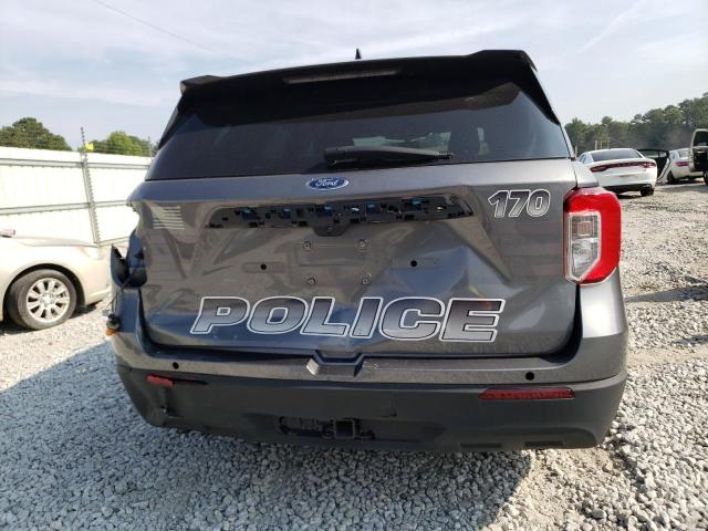 1FM5K8AC5NGA08371 - 2022 FORD EXPLORER POLICE INTERCEPTOR SILVER photo 6