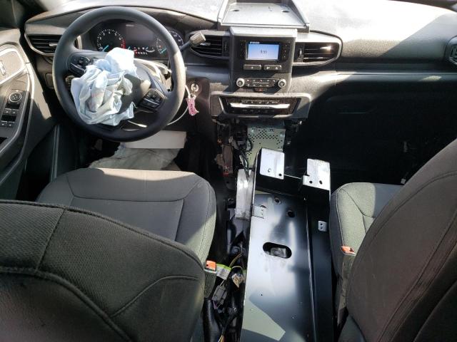 1FM5K8AC5NGA08371 - 2022 FORD EXPLORER POLICE INTERCEPTOR SILVER photo 8