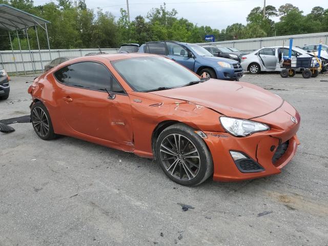 JF1ZNAA17D1700657 - 2013 TOYOTA SCION FR-S ORANGE photo 4