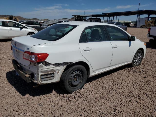 5YFBU4EE3DP211438 - 2013 TOYOTA COROLLA BASE WHITE photo 3