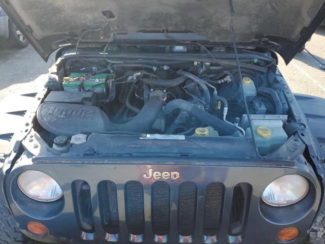 1J4GA39107L110445 - 2007 JEEP WRANGLER X BLACK photo 12