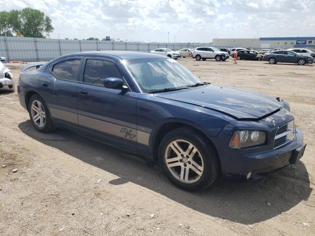 2B3KA53H96H203186 - 2006 DODGE CHARGER R/T BLUE photo 4