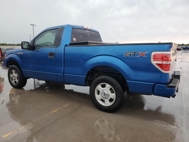 1FTMF1CMXEKE43398 - 2014 FORD F150 BLUE photo 2