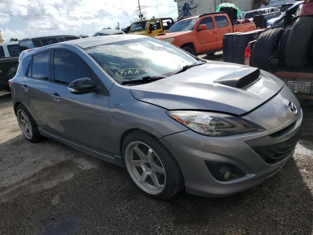 JM1BL1L39D1806317 - 2013 MAZDA SPEED 3 ვერცხლისფერი ფოტო 4