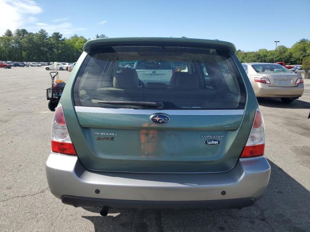 JF1SG67658H719104 - 2008 SUBARU FORESTER 2.5X LL BEAN GREEN photo 6