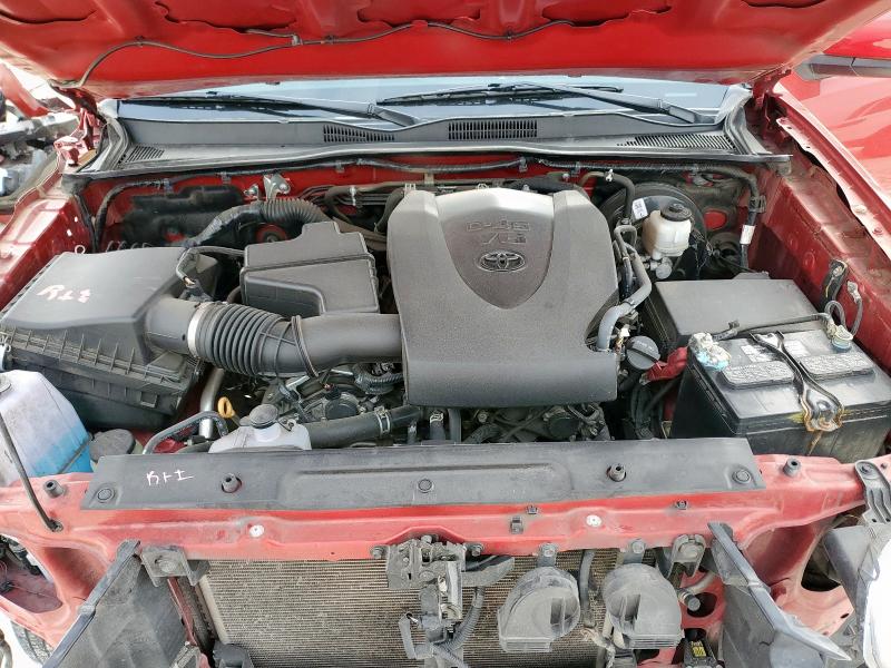 3TMBZ5DN4NM033492 - 2022 TOYOTA TACOMA DOUBLE CAB RED photo 11