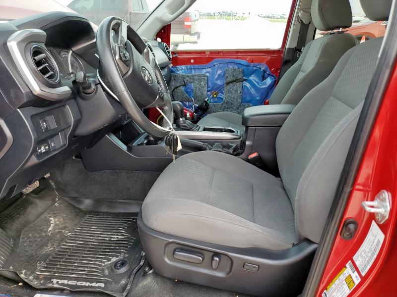 3TMBZ5DN4NM033492 - 2022 TOYOTA TACOMA DOUBLE CAB RED photo 7