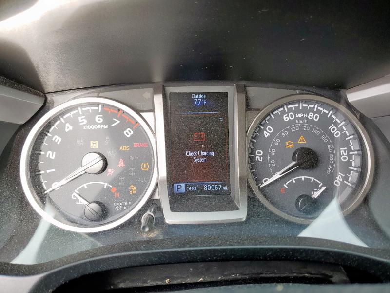 3TMBZ5DN4NM033492 - 2022 TOYOTA TACOMA DOUBLE CAB RED photo 9