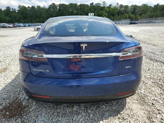 5YJSA1E27GF156618 - 2016 TESLA MODEL S Կապույտ լուսանկար 6