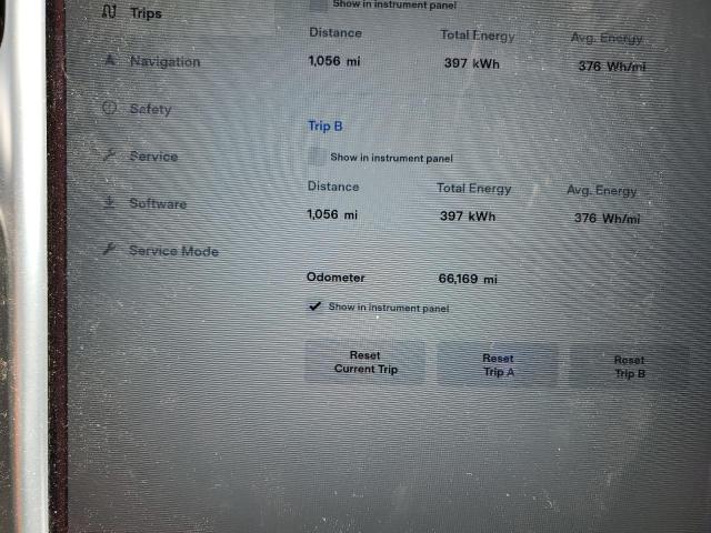 5YJSA1E27GF156618 - 2016 TESLA MODEL S Կապույտ լուսանկար 9