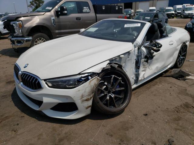 WBAFY4C57KBJ98873 - 2019 BMW M850XI WHITE photo 1