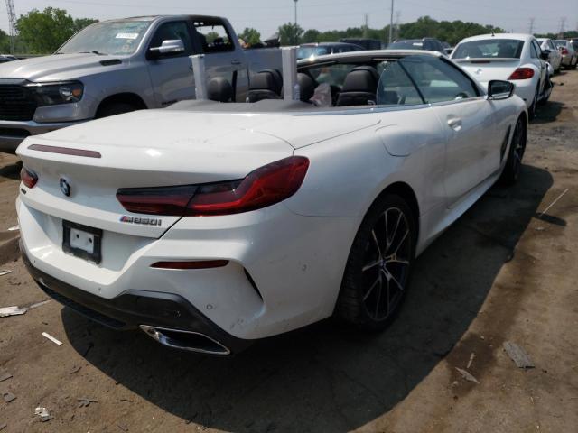 WBAFY4C57KBJ98873 - 2019 BMW M850XI WHITE photo 3