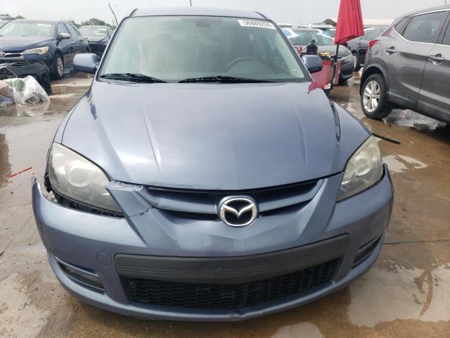 JM1BK34L771728668 - 2007 MAZDA SPEED 3 BLUE photo 5