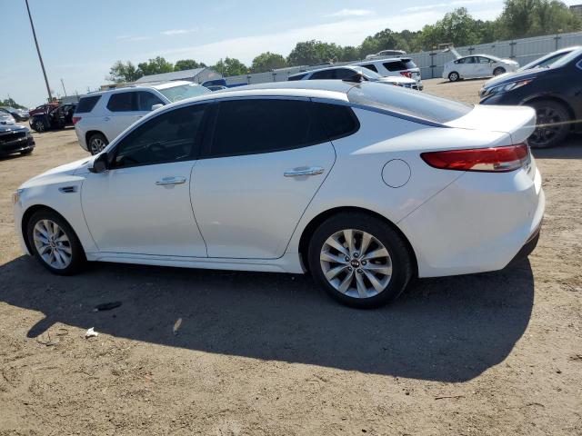 5XXGU4L33GG103843 - 2016 KIA OPTIMA EX WHITE photo 2