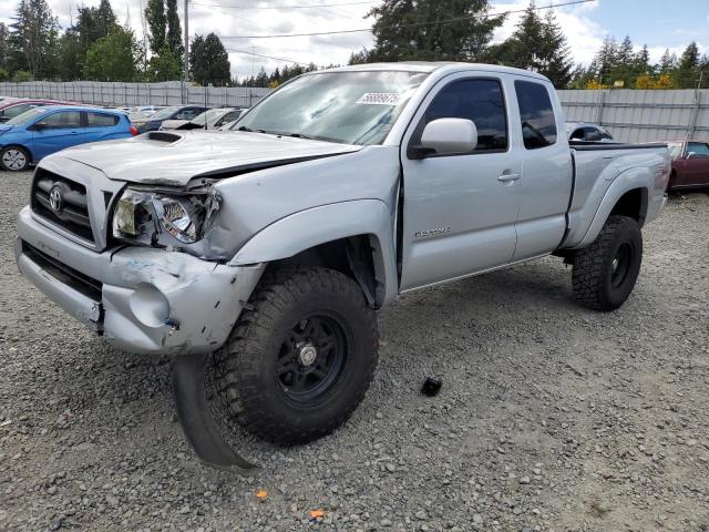 5TETU62N87Z424193 - 2007 TOYOTA TACOMA PRERUNNER ACCESS CAB SILVER photo 1