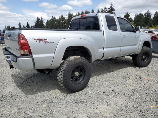 5TETU62N87Z424193 - 2007 TOYOTA TACOMA PRERUNNER ACCESS CAB SILVER photo 3