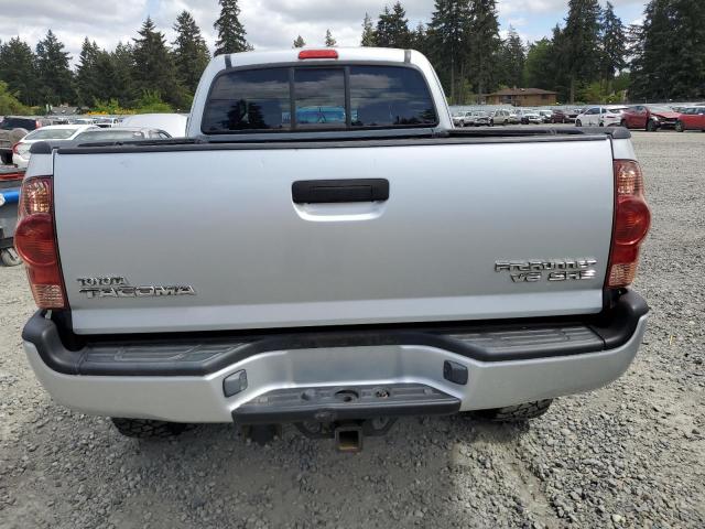 5TETU62N87Z424193 - 2007 TOYOTA TACOMA PRERUNNER ACCESS CAB SILVER photo 6
