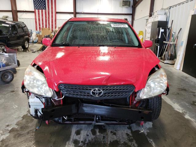2T1KR32E27C669265 - 2007 TOYOTA COROLLA MA XR RED photo 5