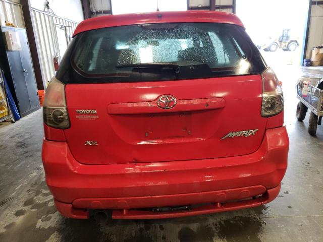 2T1KR32E27C669265 - 2007 TOYOTA COROLLA MA XR RED photo 6