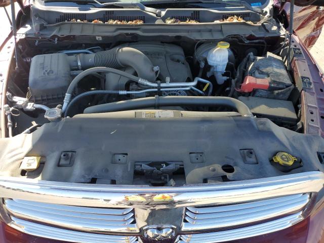 1C6RR7GT4JS242163 - 2018 RAM 1500 SLT Burdeos foto 11