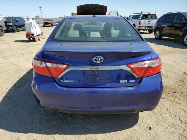 4T1BD1FKXGU190285 - 2016 TOYOTA CAMRY HYBRID BLUE photo 6