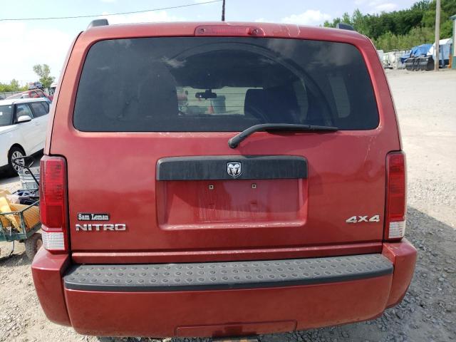 1D8GU28K58W288869 - 2008 DODGE NITRO SXT RED photo 6