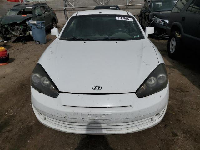 KMHHN66F38U272366 - 2008 HYUNDAI TIBURON GT WHITE photo 5