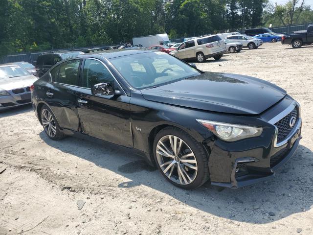 JN1EV7AR4JM443391 - 2018 INFINITI Q50 LUXE BLACK photo 4