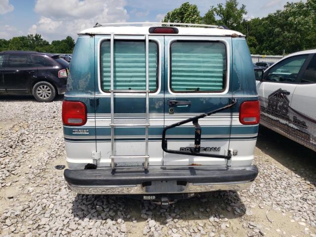 2B6HB21Y3RK125104 - 1994 DODGE RAM VAN B250 TURQUOISE photo 6