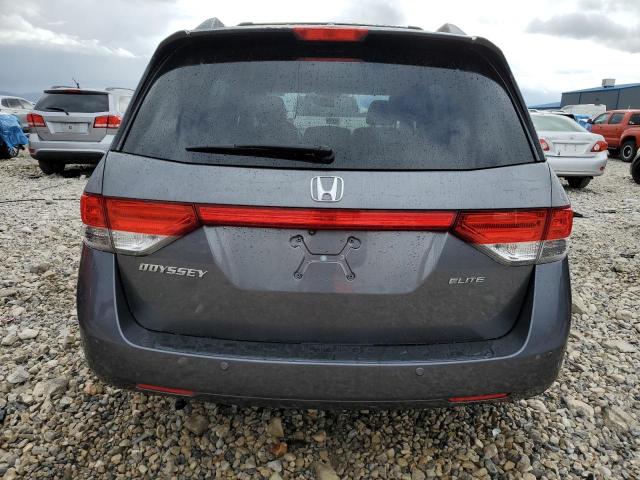 5FNRL5H93EB053427 - 2014 HONDA ODYSSEY TOURING CHARCOAL photo 6