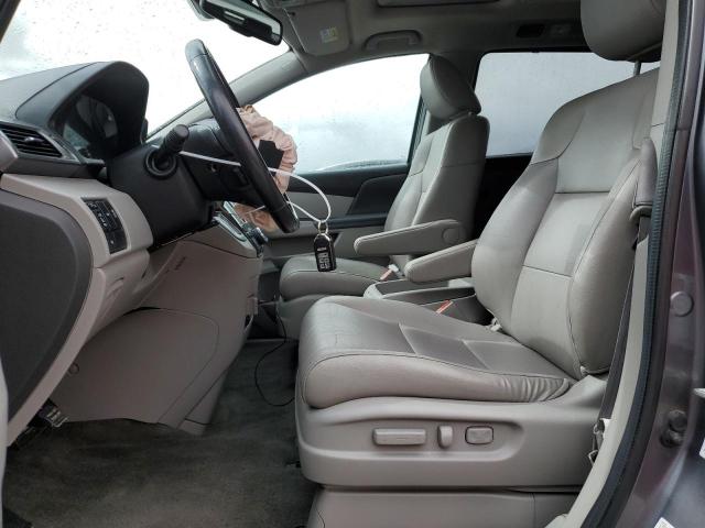 5FNRL5H93EB053427 - 2014 HONDA ODYSSEY TOURING CHARCOAL photo 7